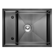 Кухонная мойка из нержавеющей стали Gerhans K36550B-Х (650х500 мм) с PVD покрытием Кухонная мойка из нержавеющей стали Gerhans K36550B-Х (650х500 мм) с PVD покрытием