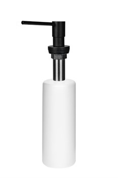 Врезной дозатор для жидкого мыла GERHANS K50403-22 (черный) - фото 21684