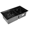 Комплект кухонная мойка из нержавеющей стали WISENT 7843B-S с PVD покрытием (78х43см) с телескопическим коландером и дозатором. - фото 11029