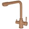 Смеситель для кухни однорычажный с подводкой для питьевой воды WISENT терракот (W4355-3-23) W4355-3-23
