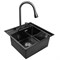 Смеситель для кухни WISENT WX4057B (черный) WX4057B - фото 26188 Смеситель для кухни WISENT WX4057B (черный) WX4057B - фото 26188