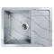 Мойка для кухни из искусственного камня WISENT WB22-16 Мрамор Серо-черный (БЕЛАРУСЬ) 500*650*220 - фото 26741
