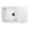 Мойка для кухни из искусственного камня WISENT WB29-10 Мрамор Бело-серый (БЕЛАРУСЬ) 500*780*220 - фото 26821