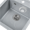 Мойка из искусственного камня для кухни WISENT WA45-17 Мрамор Серо-белый (БЕЛАРУСЬ) 450*500*200 WA45-17