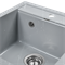 Мойка из искусственного камня для кухни WISENT WA45-17 Мрамор Серо-белый (БЕЛАРУСЬ) 450*500*200 WA45-17