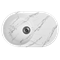 Мойка из искусственного камня для кухни WISENT WA02-12 Мрамор Бело-черный (БЕЛАРУСЬ) 455*735*215 - фото 27616