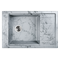 Мойка из искусственного камня для кухни WISENT WB28-17 Мрамор Серо-белый (БЕЛАРУСЬ) 510*780*220 - фото 27787