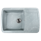 Мойка из искусственного камня для кухни WISENT WB29-17 Мрамор Серо-белый (БЕЛАРУСЬ) 500*780*220 - фото 27854